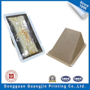 Customized Food Sandwich Packing Box with Wondow (GJ-box998)