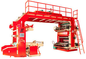 High Speed Multi Colors Roll Paper Film Flexographic Printing Machine